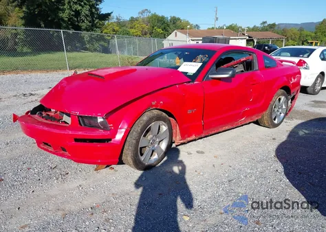 2007 Ford Mustang Gt Deluxe/Gt Premium из США, поврежденный, VIN 1ZVHT82HX75236080